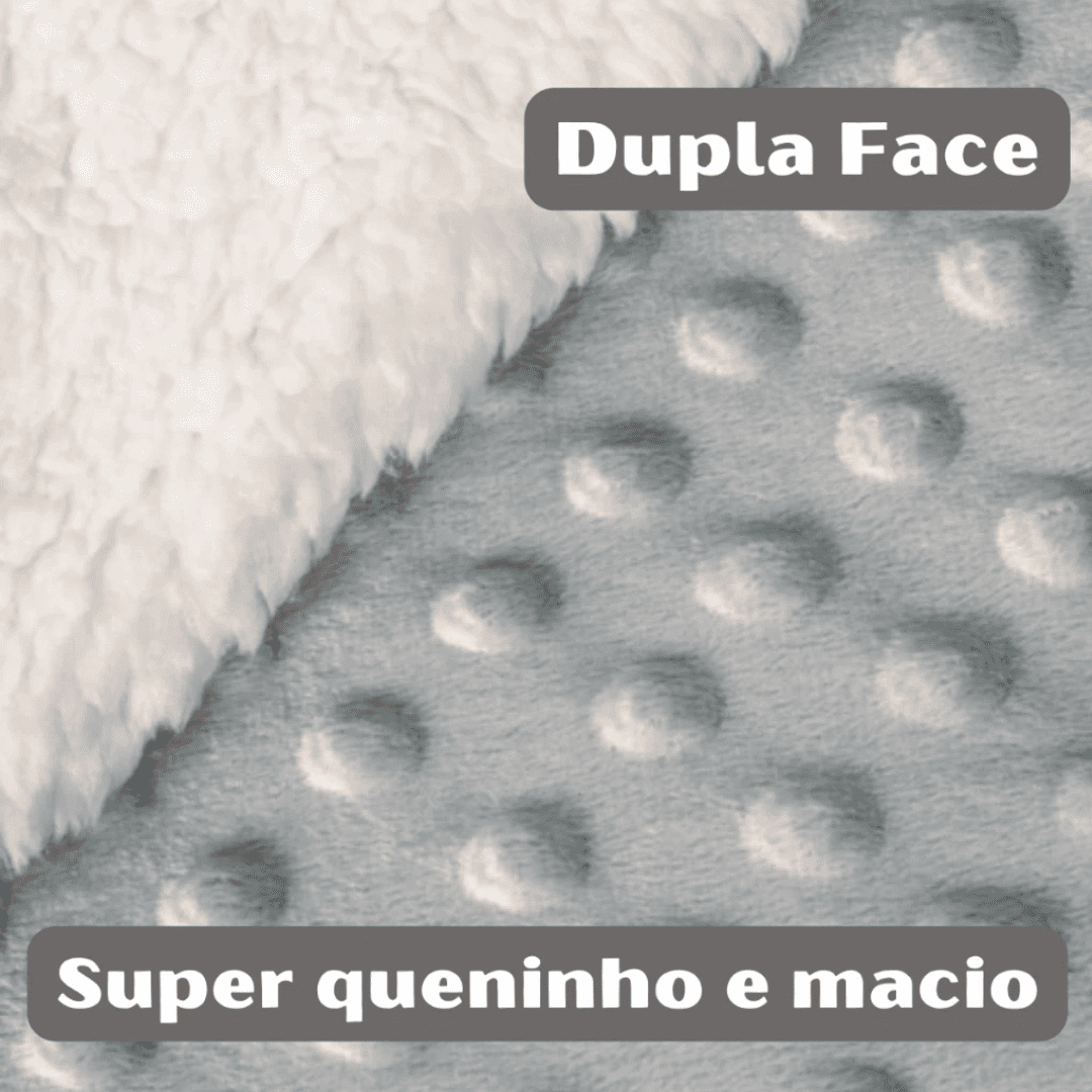 Manta Inverno Dupla Face