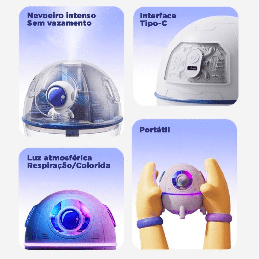 Umidificador de ar Astronauta