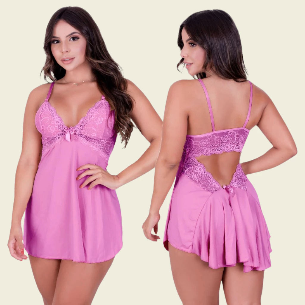 Camisola Sensual com Renda