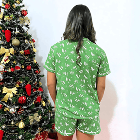 Pijama Americano de Natal Verde