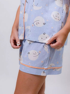 Pijama Americano Algodão Luna