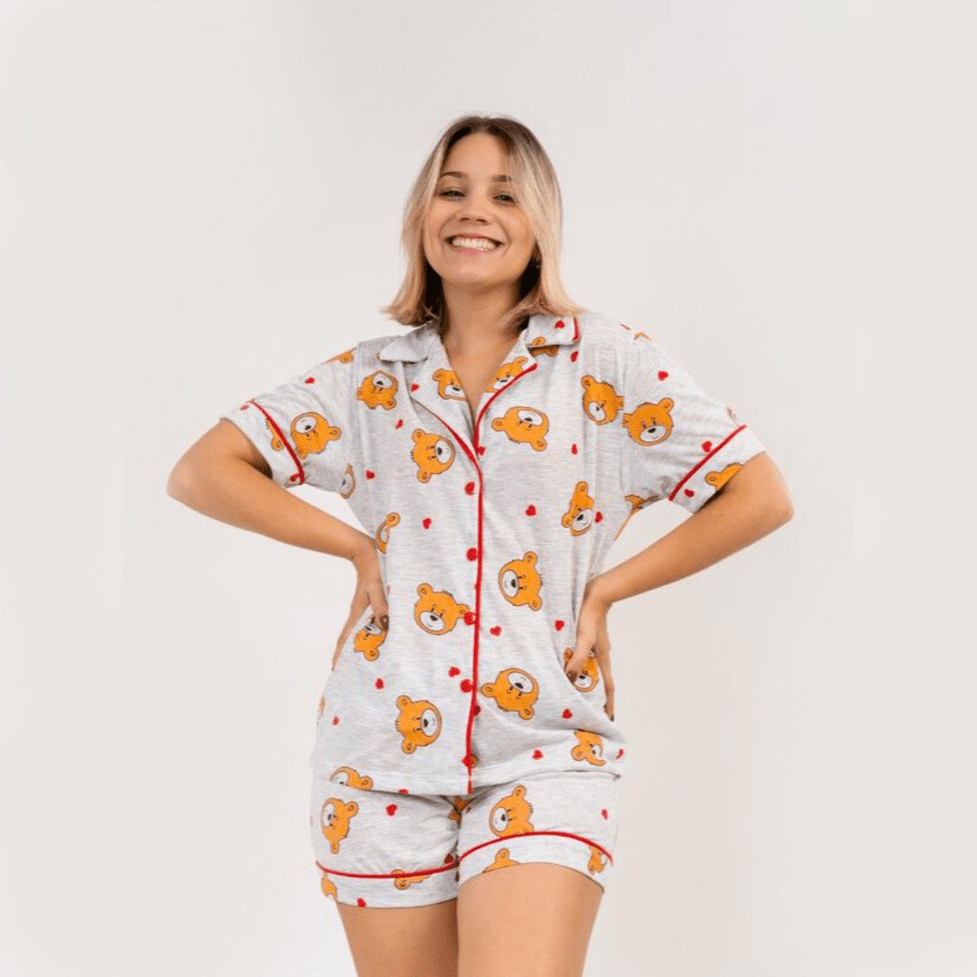 Pijama Teddy Poliviscose