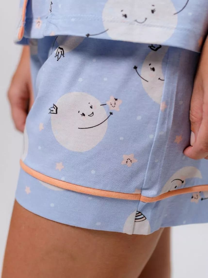 Pijama Americano Algodão Luna