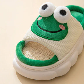 Pantufa Algodão Sapo