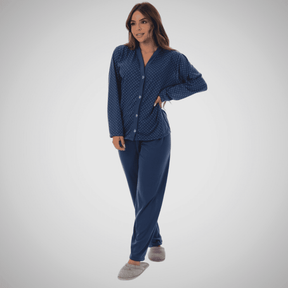 Pijama Longo em Viscose- Compre 1 Leve 2